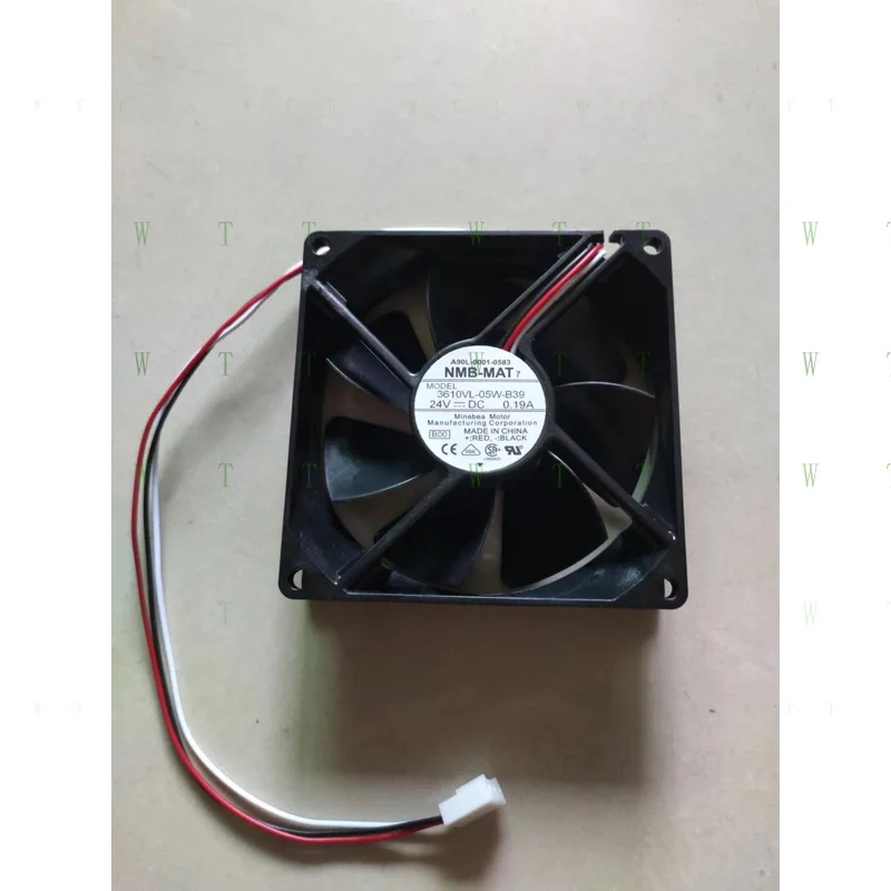 H 1 PCS for NMB Fan 3610VL-05W-B39  A90L-0001-0583 24V 0.19A 9025 9cm Fanuc Fan 3 pin