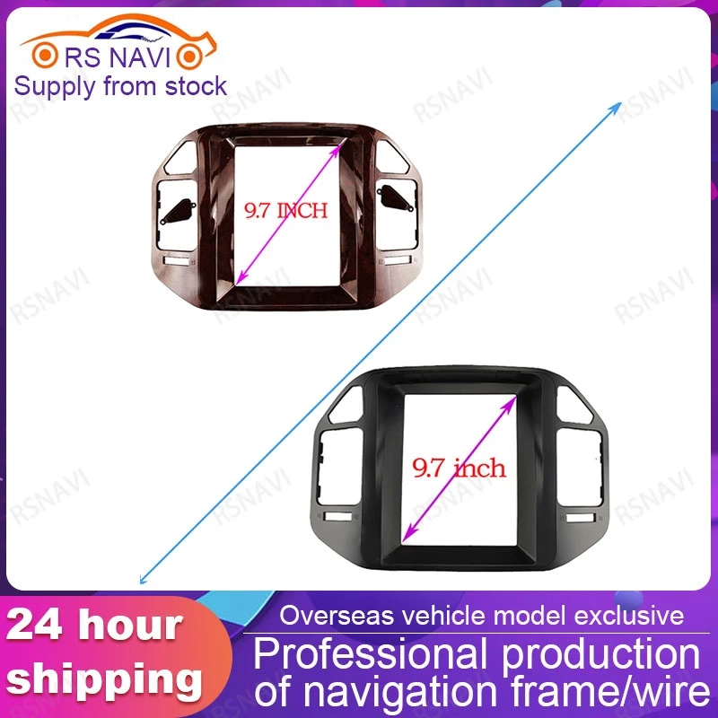 

Car Audio Frame Car Radio Fascia,gps navigation fascia panel is suitable for MITSUBISHI V73 PAJERO 2004-2012 9.7 inch