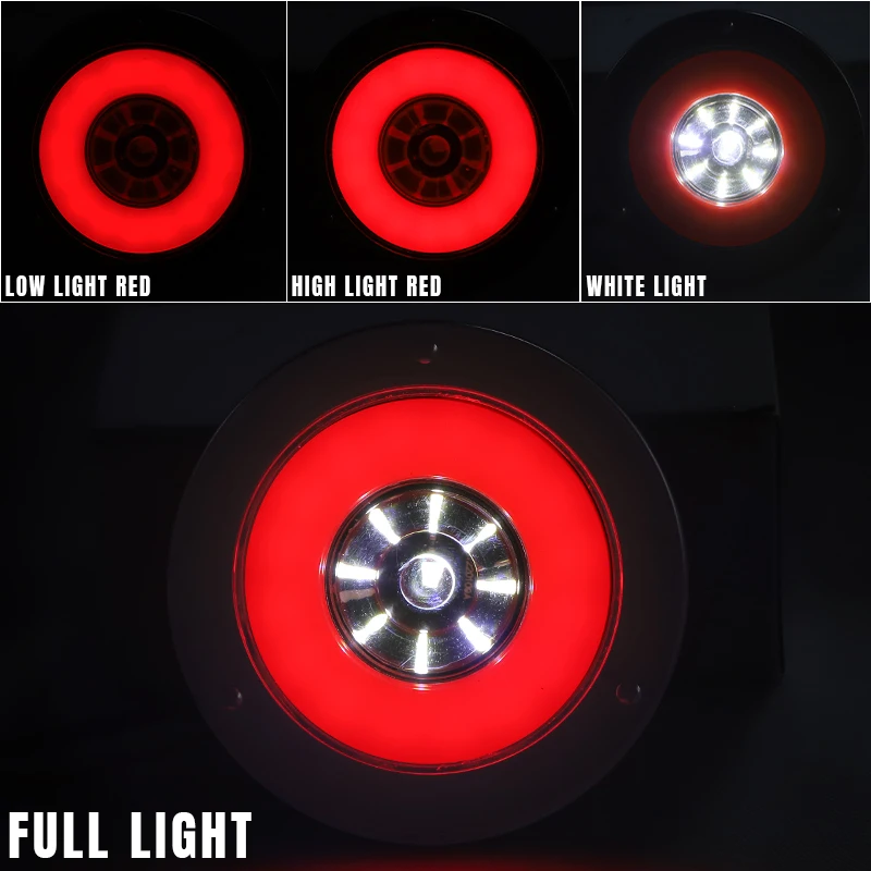12 فولت 24 فولت 4 بوصة مصباح ليد خلفي DRL مصباح جيد الإضاءة الفرامل موقف وقف مصباح بدوره مصباح إشارة لشاحنة مقطورة شاحنة لاقط RV حافلة