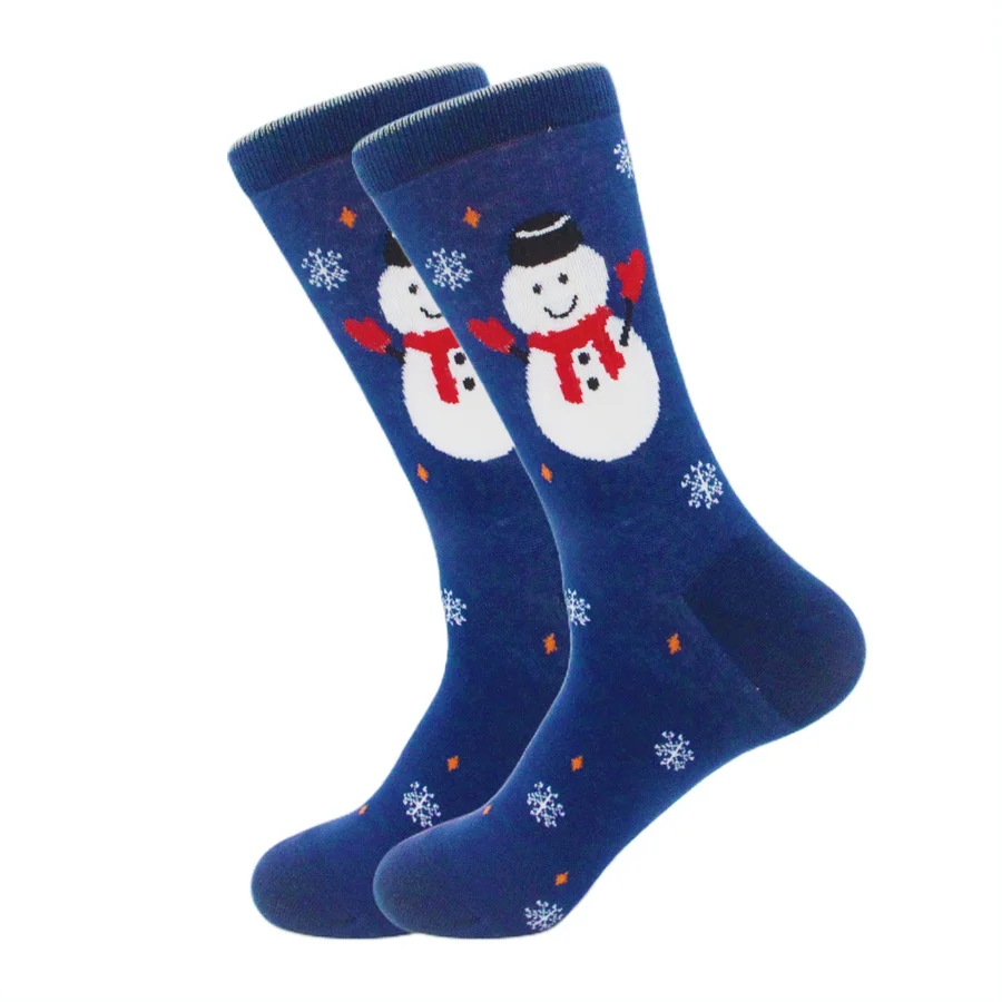 Happysocks new Christmas socks socks cotton Swiss street versatile autumn and winter high-value mid-tube trendy socks