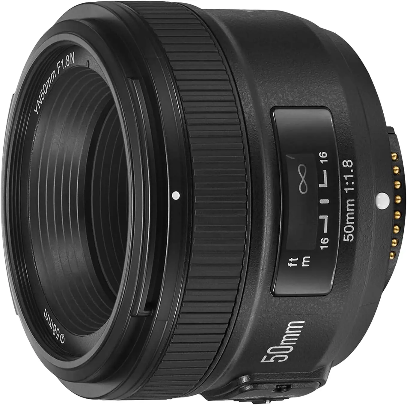 YONGNUO YN50mm F1.8 Standaard Prime Lens Auto voor Nikon F Mount D7200 D90 D750 D610 DSLR Camera, voor Canon 6D 90D 80D DSLR Camera