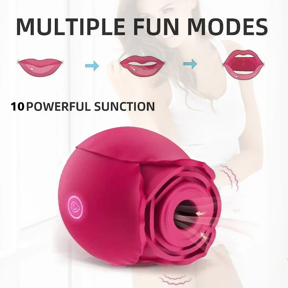 لعبة الورد سوينغ اللسان لعق الهزاز الإناث قوية عن طريق الفم الحلمة البظر محفز مدلك الكبار السلع الجنس لعب للنساء