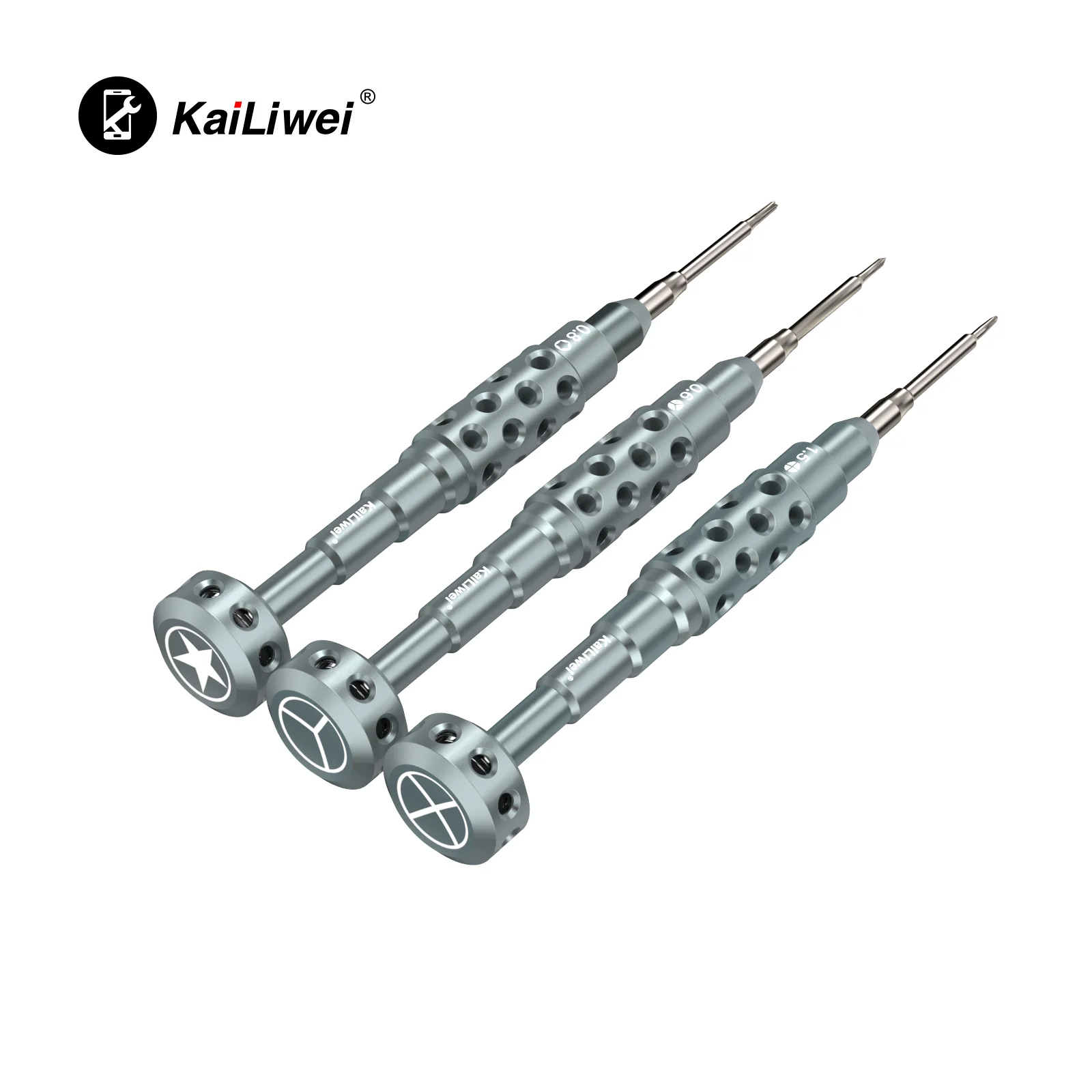 

KAILIWEI 045 Hollow Screwdriver Magnetic High Hardness Y0.6 Torx 0.8 Precise Kit for Phone Watch Tablet Precise Repair Opening