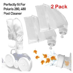 2 PcsZippered Bag Pool Cleaner Bags All Purpose Filter Bag For Polaris 280 480 Part K13 K16 Swimming Pool Cleaner Bags Accessory