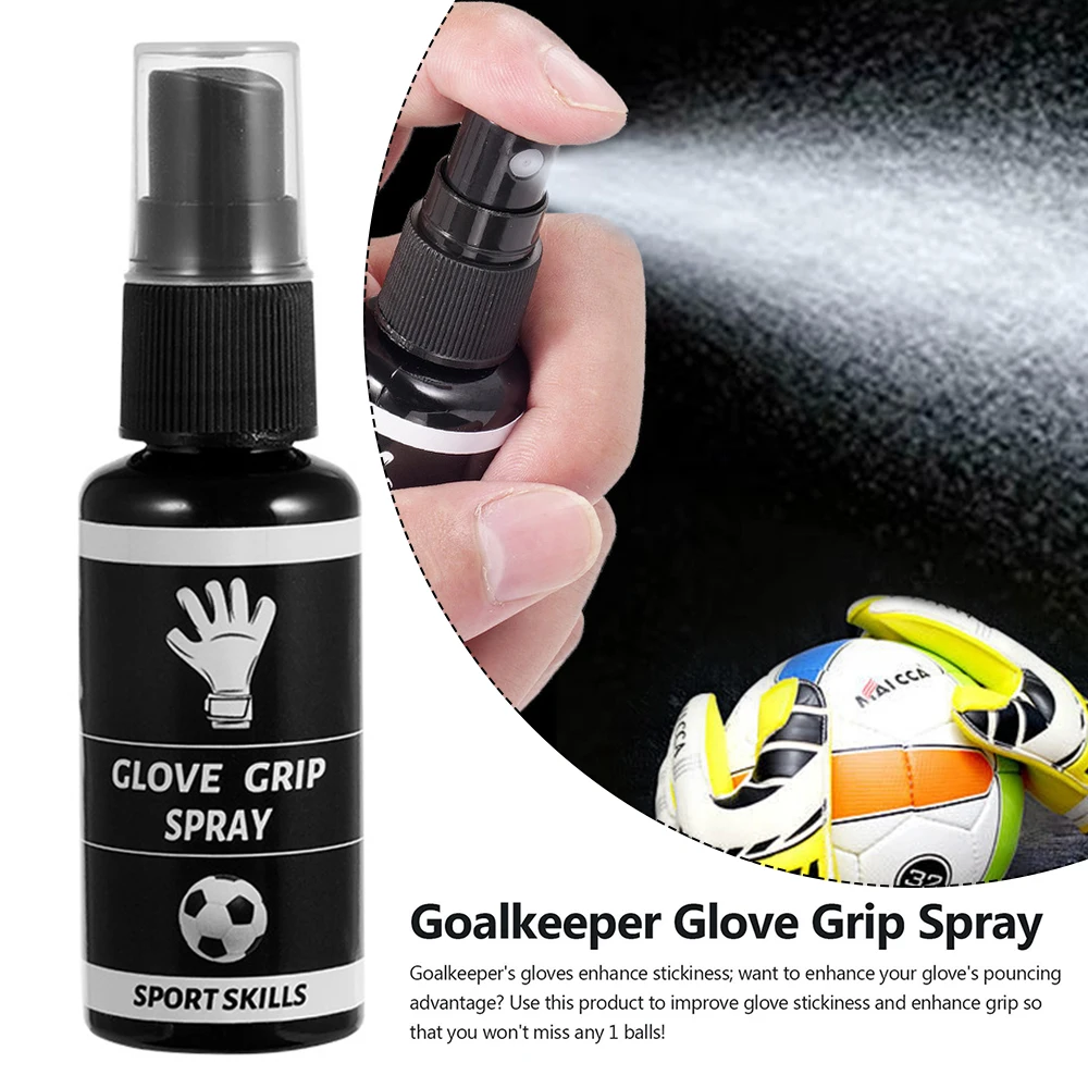 

1-3 шт. 30 мл перчатки вратаря клей противоскользящие перчатки вратаря захват спрей усиление липкие латексные перчатки спрей для занятий спортом на открытом воздухе
