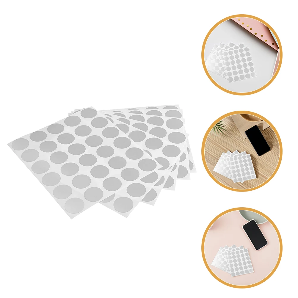 

6 Sheets Scratch Off Stickers Diy Raffle Cards Circle Lottery Decals Pvc Self-Adhesive Labels Party Game Prizes Peel-Off Tickets