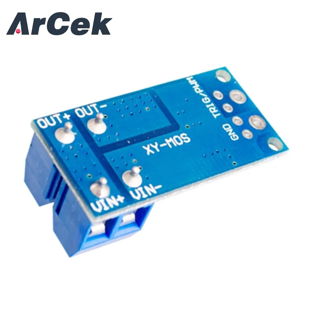 High Power 15A 400W MOS FET Trigger Switch Drive Module PWM Regulator Electronic Switch Control Panel DC 5V-36V