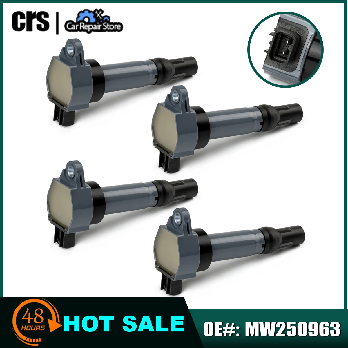 1/4PCS MW250963 Ignition Coil For Mitsubishi Space Star 4A91 4A9 4A92 4A90S 4A91S 4A92S 4A91T Brilliance V5 1.6 H230 H530