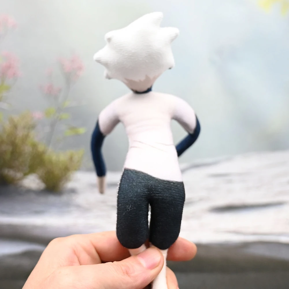 Anime HUNTER Killua Zoldyck Cosplat muñeco de peluche de algodón mascota delgada forma giratoria habitación modelo abstracto decoración regalo