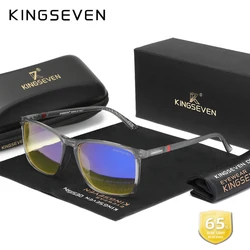 KINGSEVEN Fashion Blue Light Blocking Glasses Women/Men Eyeglasses Hinges Anti Blue Ray Computer Game Glasses
