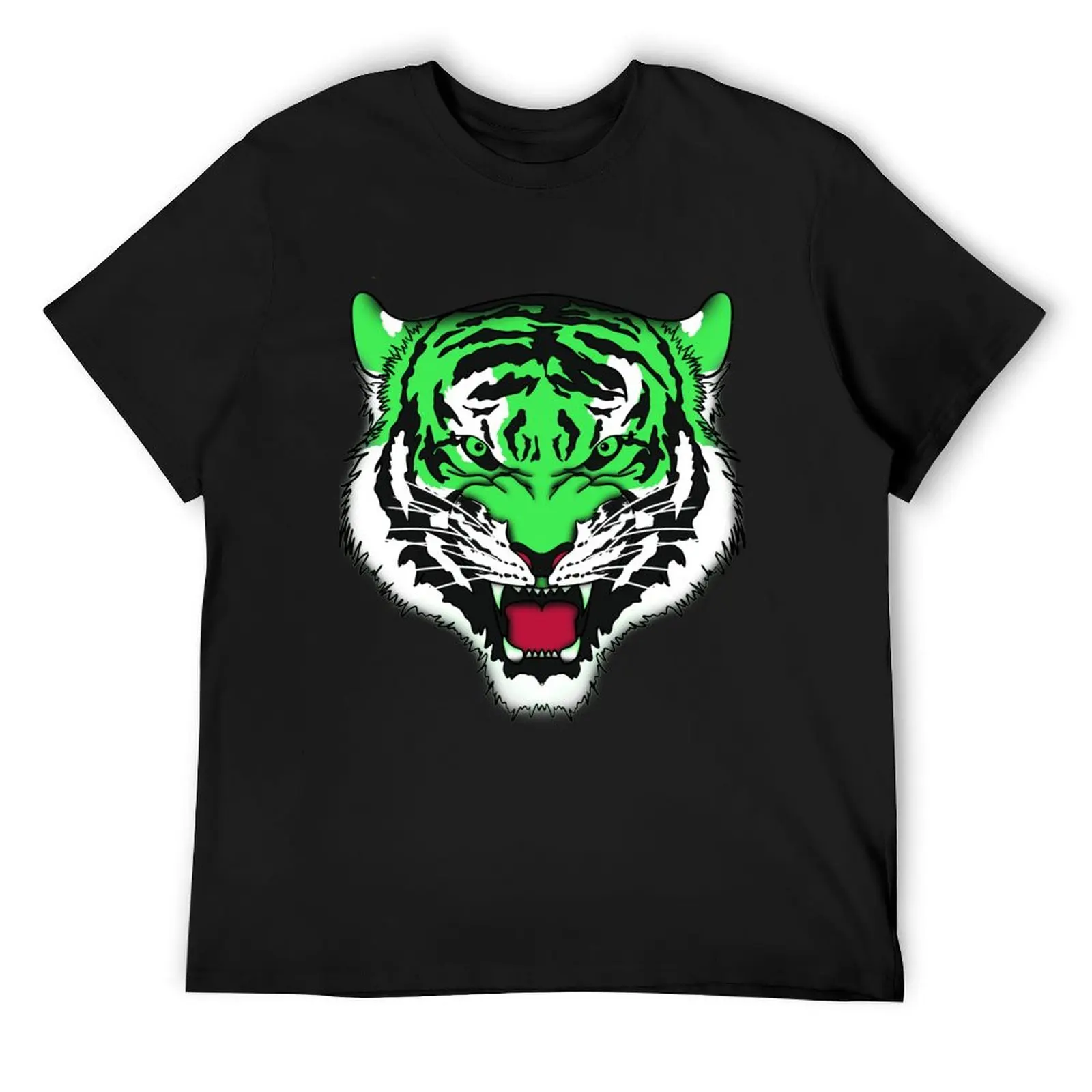 

Tiger traditional old school tatoo T-Shirt anime tshirt oversizeds mens t shirts