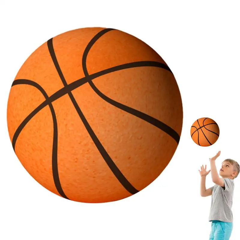 

Silent Basketball Dribbling Indoor Silent Ball Soft Basketball Ball High-Density Mute Basketball Soft Foam Ball For Indoor