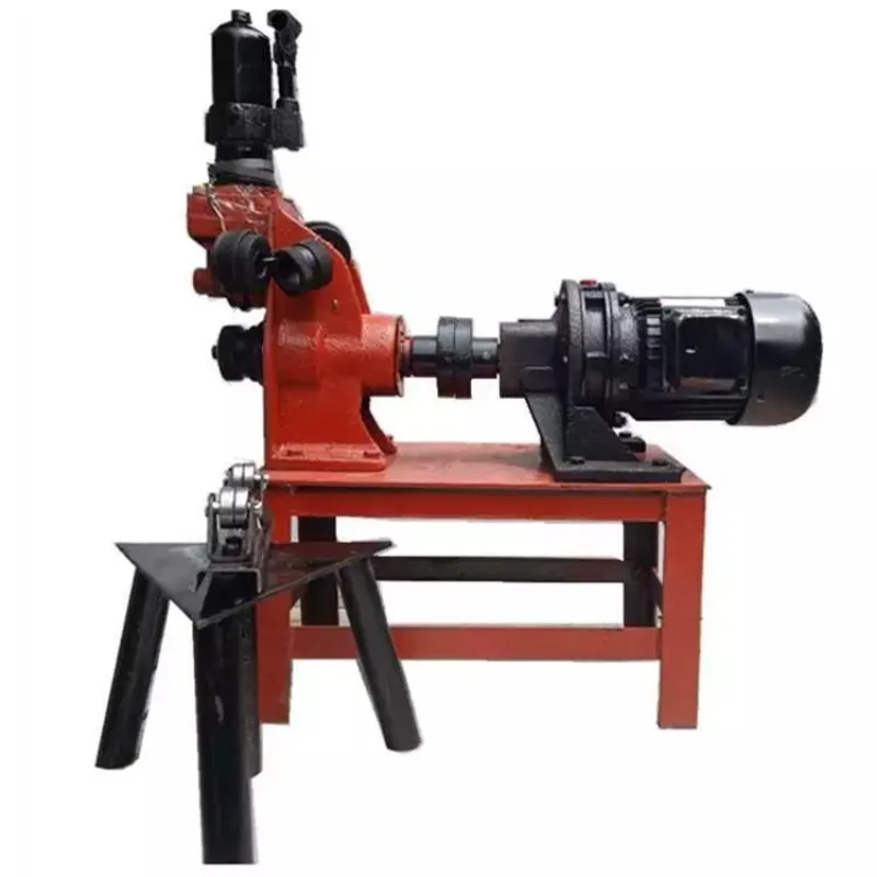 Pipe rolling grooving machine, steel pipe fast grooving equipment, accurate and efficient portable operation