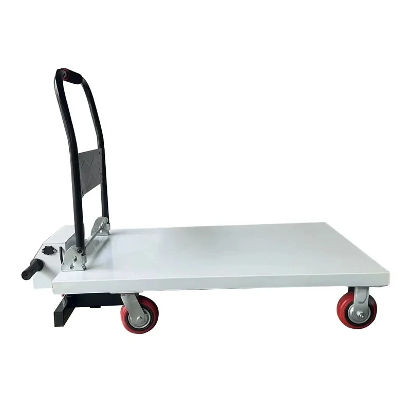 Automatic Hydraulic 0XXcm Self Loading Stacker Lift Platform Trailer Van Use Hand Carts