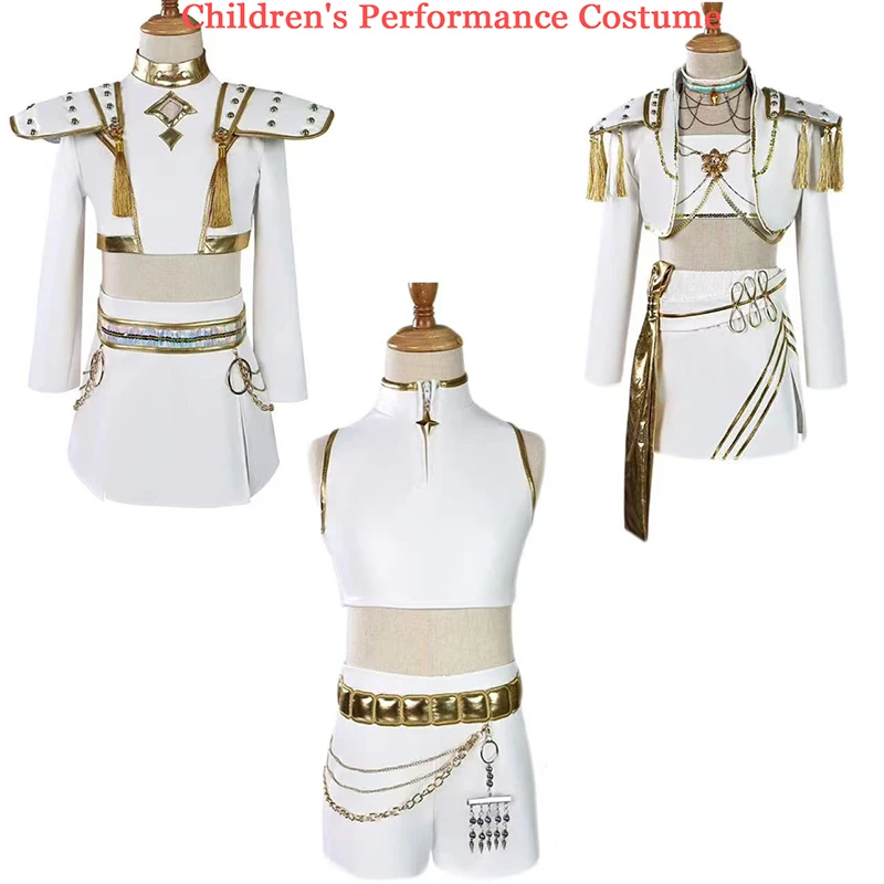 

Halloween Korea Pop Of Demon Cosplay Set Christmas Carnival Stage Happy Birthday Party For Girls Children's Performance Costume