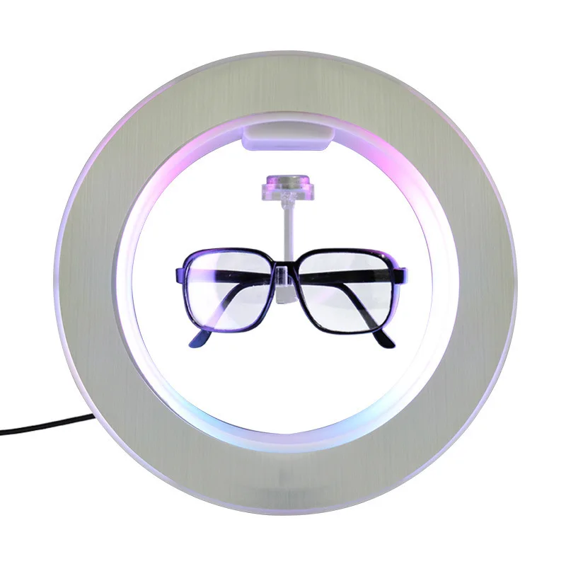 

Trendy New Glasses Magnetic Levitation Floating Rotating Display Levitating Display Sunglasses Display Rack For Bottles Glasses
