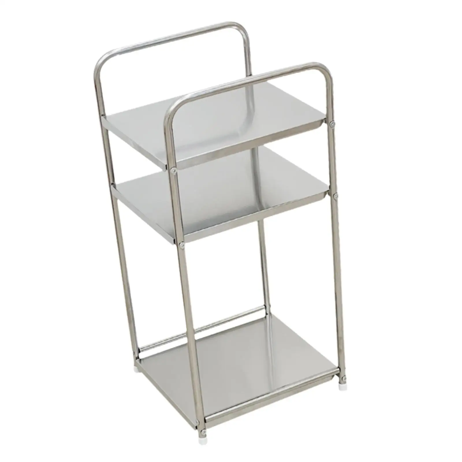 3 Tier Storage Rack Modern Heavy Duty Organizer Stylish Large Capacity Shelving Units for Office Home Laundry Living Room Garage