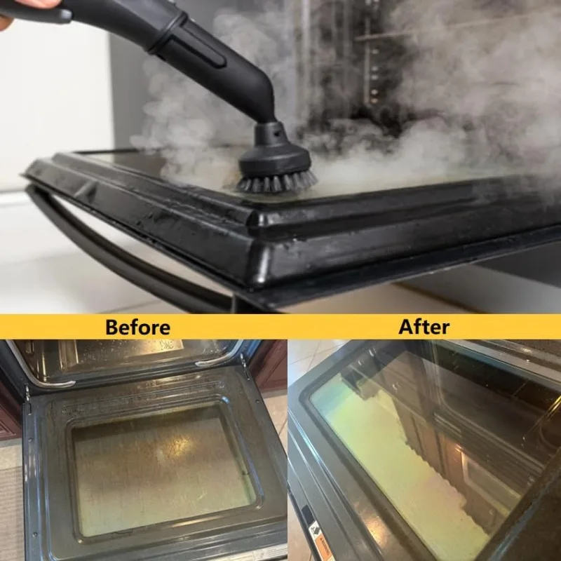 Steambot Steam Cleaner with 15-in-1 powerful, deep cleaning for home, floors, cars, tiles, grout, oven,grove,range