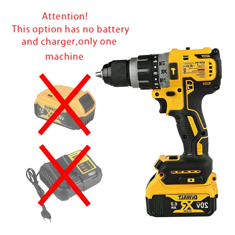 

DEWALT DCD796 Cordless Brushless Impact Drill 20V Battery Portable Compact Rechargeable Power Tools