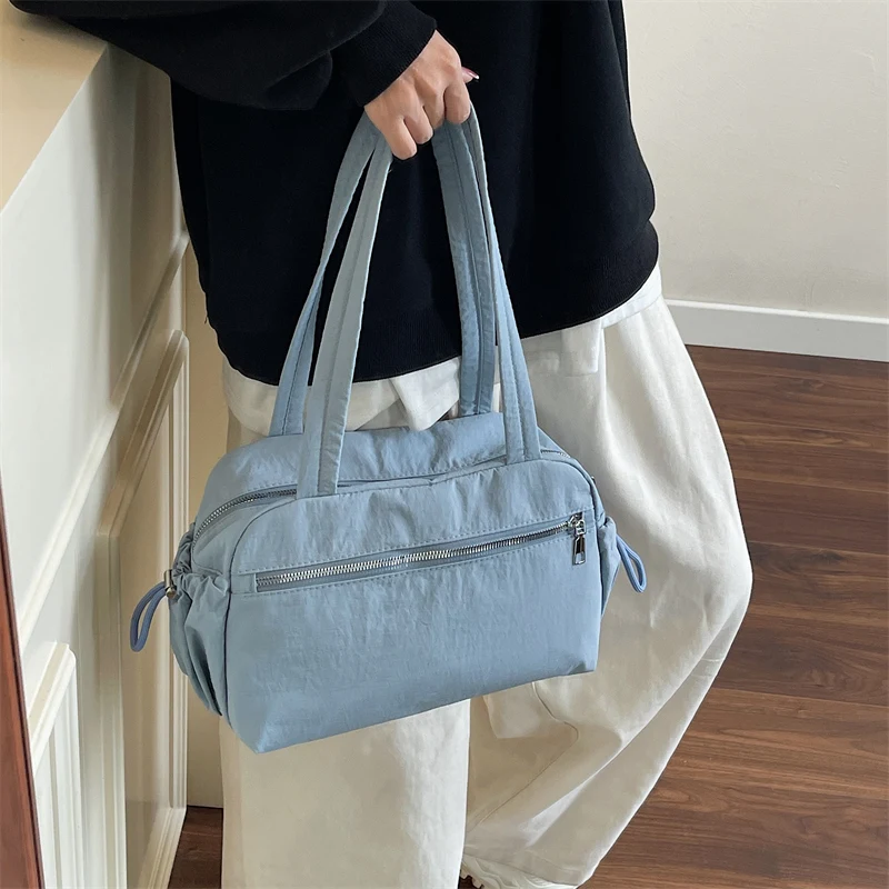 

Large Capacity Canvas Tote Bag for Women,Fashion Solid Color Shoulder Handbag, High Quality Durable Casual Commuter Shopping Bag