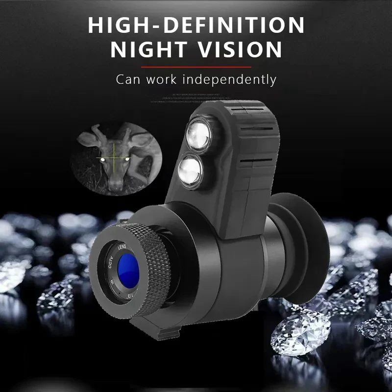 CYF-E+ Night Vision Device Infrared High-definition Telescope 8x Magnification High-Resolution Recording 200m Visual Distance