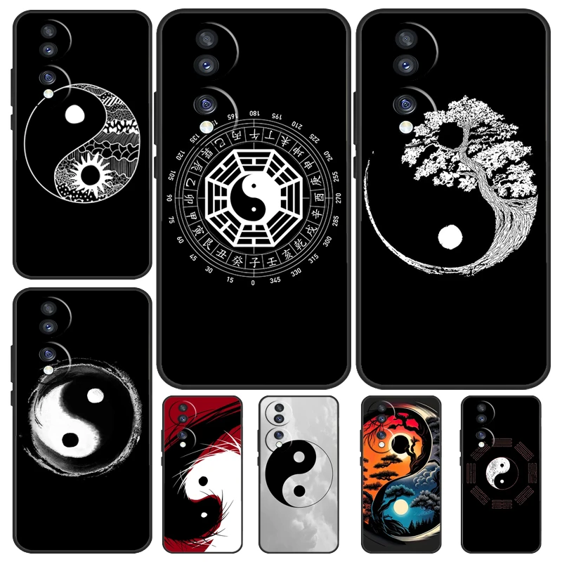 Eight Diagrams Taiji Yin Yang Case For Honor Magic 5 Lite Pro 50 70 90 8X 9X X6 X7 X8 X9 Honor X6a X7a X8a X9a X9b Cover