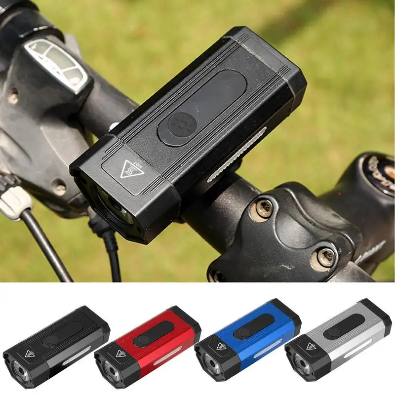 Bicycle Front Light 800 Lumen Front Bikes Light With 4 Light Modes Large-Angle Illumination USB Charging Bicycle Lights For