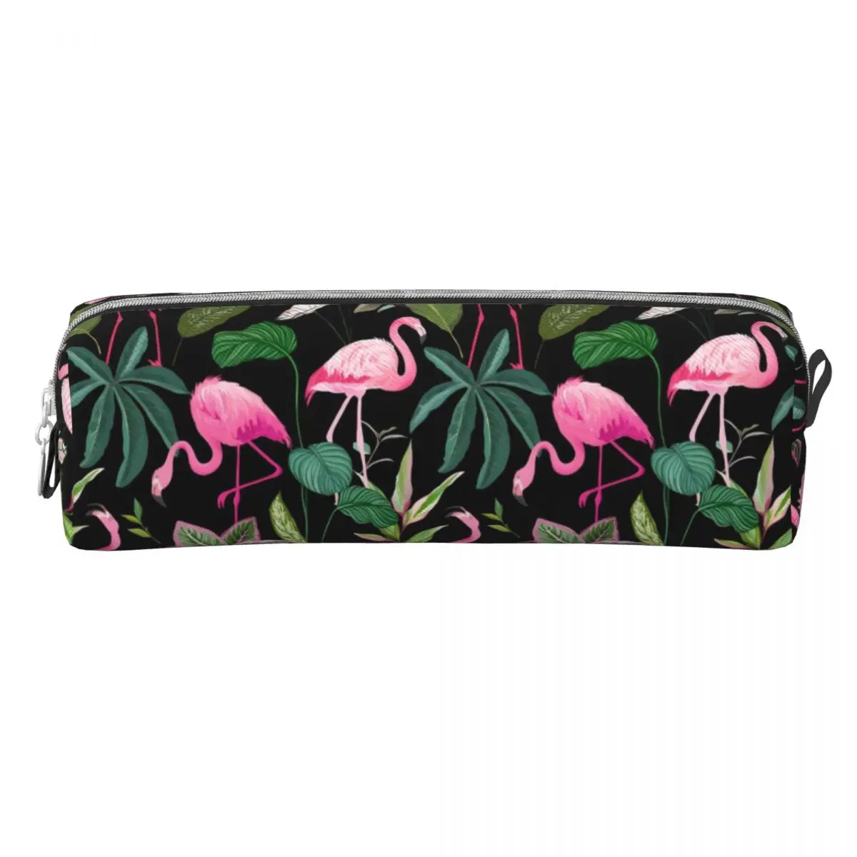 Tropical Bird Pencil Case Pink Flamingo Zipper Pencil Box Girls Boys Kawaii Large School Pencil Cases Stationery Organizer