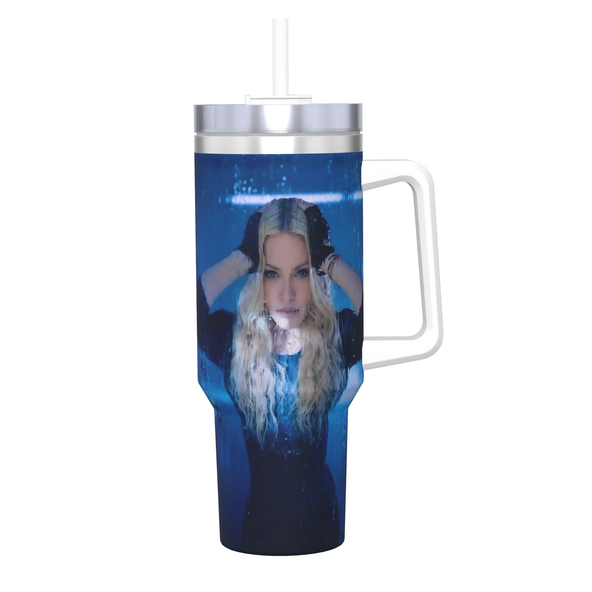 M-Madonnas Confessions II Tumbler 40oz Stainless Steel Double Wall Vacuum Insulated  Mug With Straw