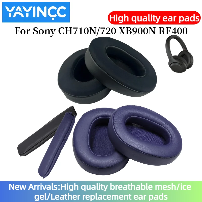

YAYINCC Replacement Earpads Foam Ear Pads For Sony CH710N/720 XB900N RF400 Headphones Earmuff/Earphone Sleeve Headset