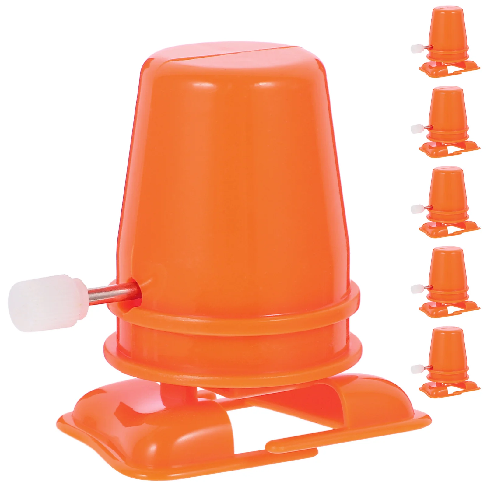 6 قطعة DIY بها بنفسك حركة الساعة آلية لف للمشي روبوت استبدال أجزاء الطين الحرفية اكسسوارات حركة صغيرة