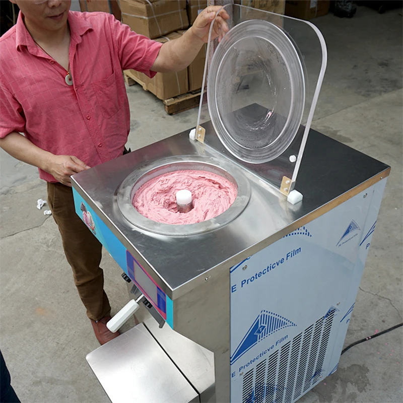 ICM-102 Hard ice cream maker Commercial ice cream maker 48/L Fruit ice cream mixing production Italian ice cream production