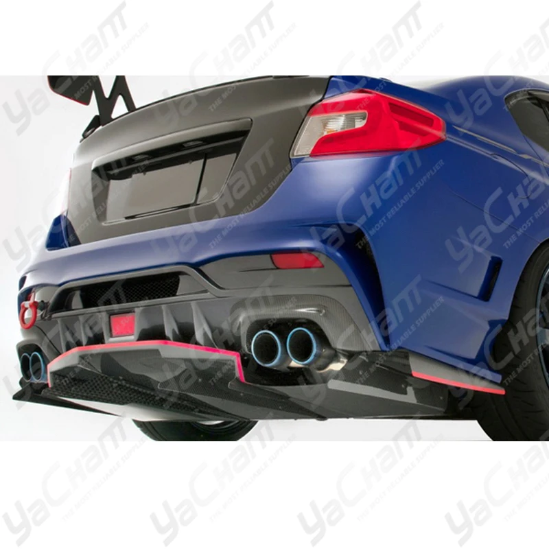 Car-Styling CF Carbon Fiber Rear Diffuser Fit For 2015-2019 Subaru Impreza VA WRX S4 & WRX STI Sedan VARIS ARISING II