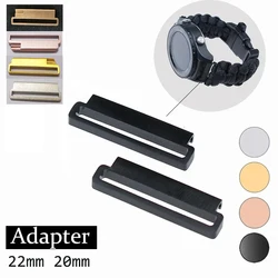 22mm 20mm watch band Adapter Connector  for Huawei Samsung Smart watch stainless steel adapter connector