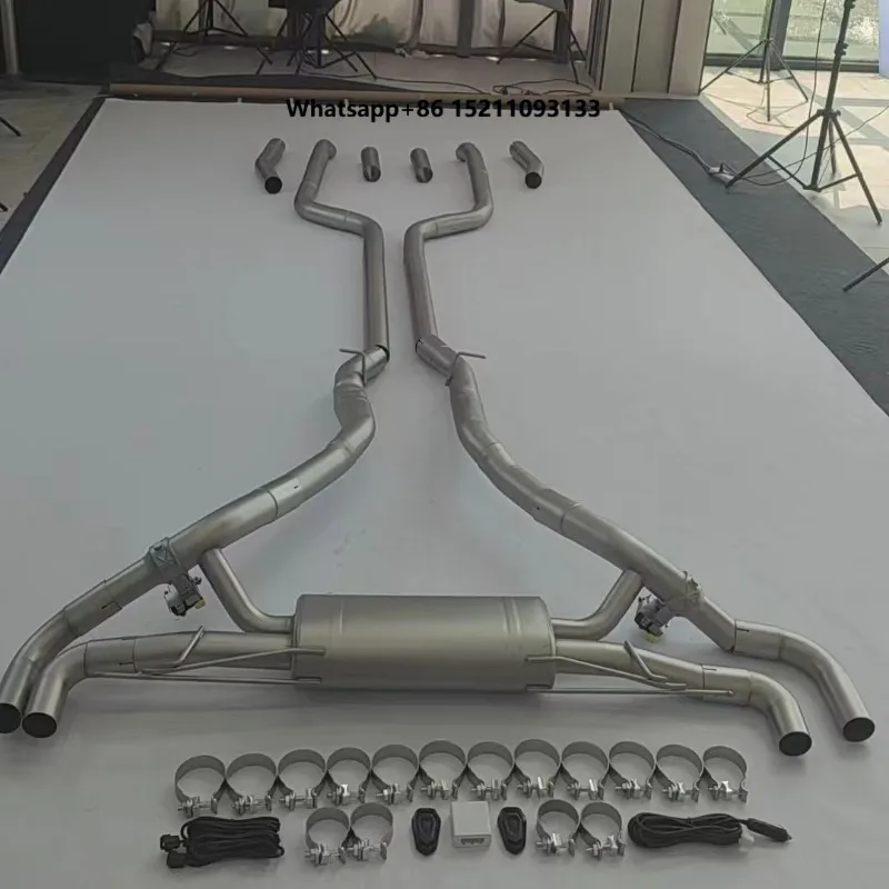 Exhaust System Valvetronic Electronic Valved Muffler  Stainless Steel