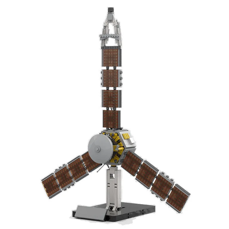 MOC Juno Space Probe Small Particles Building Block DIY Creative Model Men's Collection Bricks Gift
