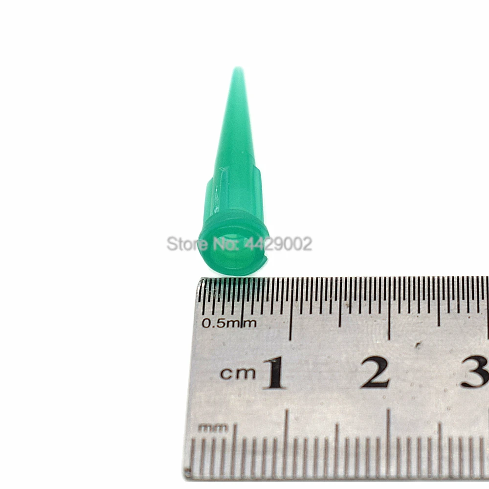 6000 Stück 18G Dosier-Nadelwerkzeug-Set, konische Spitze, konische Dosierklebstoffnadeln, Lötpasten-Spender, 30 mm konische stumpfe Spitzen – Detail 5