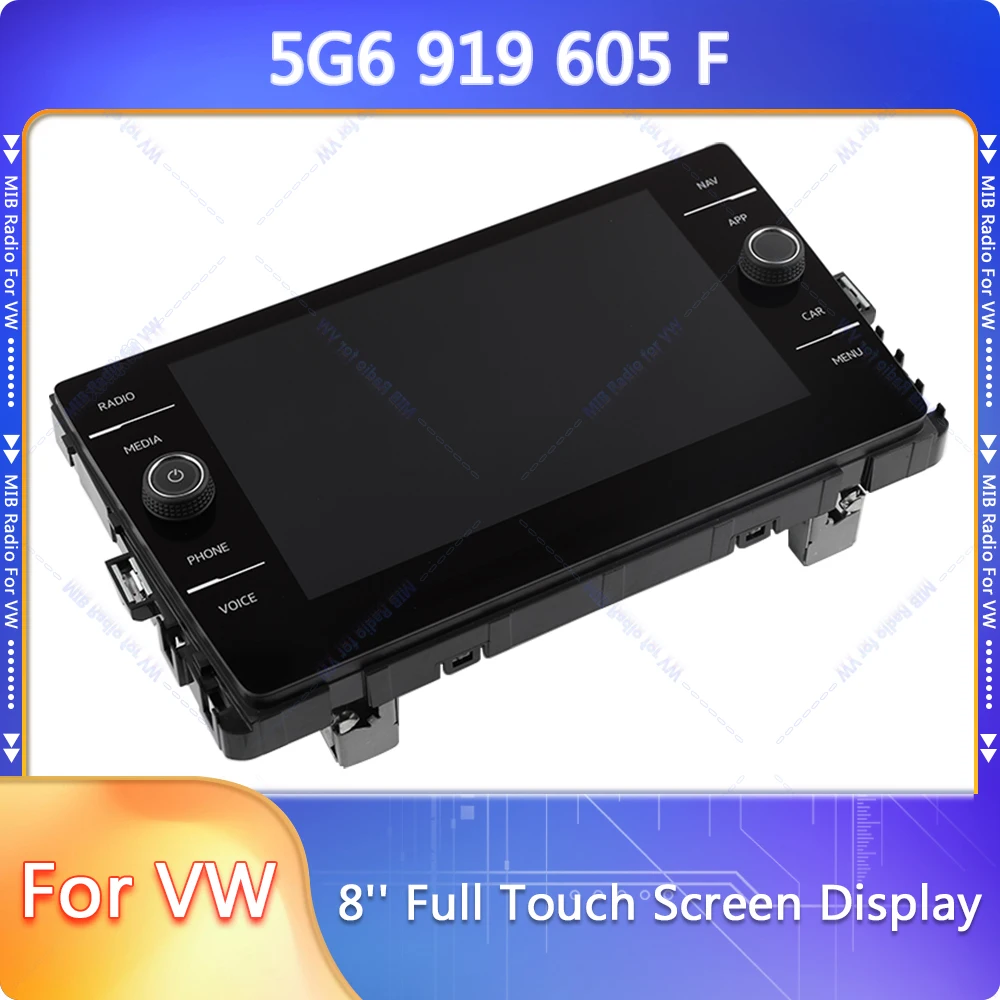 

5G6919605F 8 "сенсорный экран стекло MIB дисплей для VW Golf 7 Passat B8 Tiguan MK2 мультимедийный ЖК-дисплей поддержка рукописного ввода