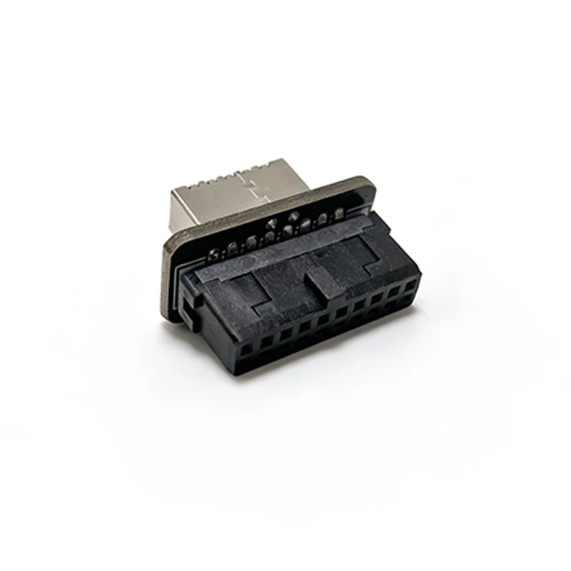 USB 3.0 20Pin/19P Internal Header to Type E Adapter Connector USB 3.1 20 Pin Converter for Type C Front Panel Motherboard