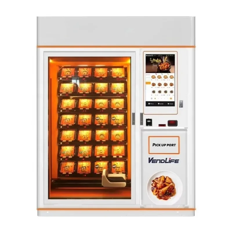 FL Customized 2026 New Fast Hot Food Vending Machine Lunch Box Vendlife Vending Machine Lift Fashion Design System Hot Selling