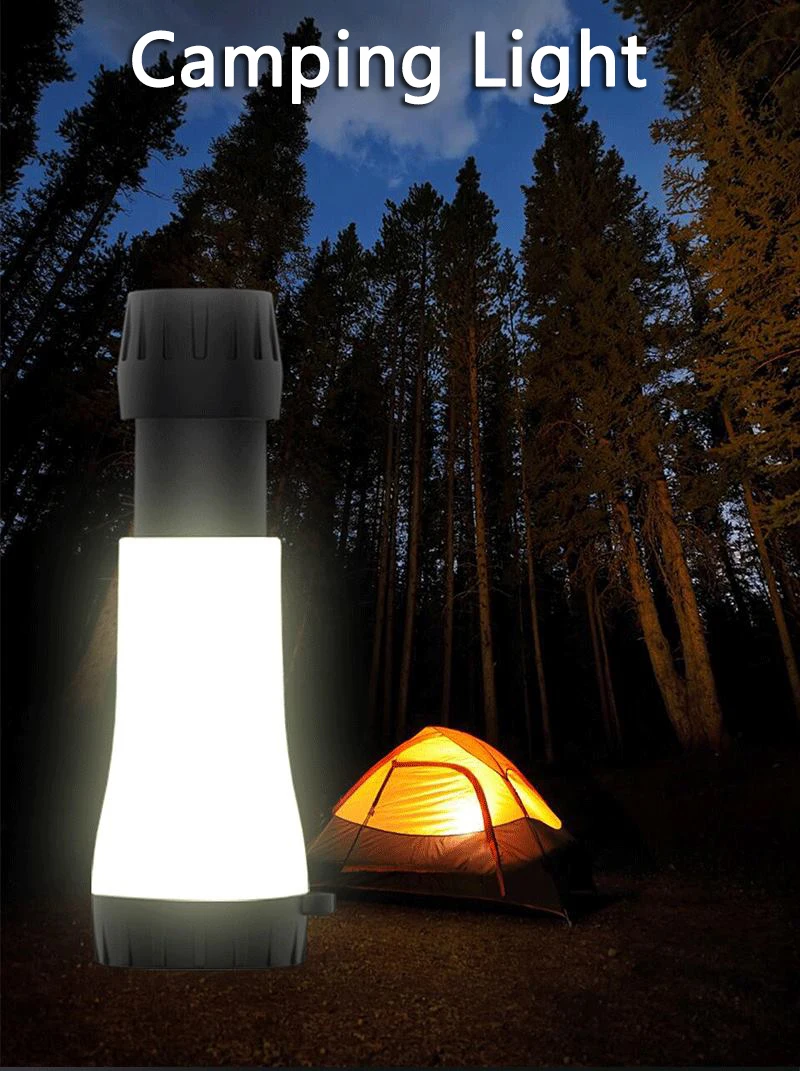 

Multifunctional Zoomable Camping Light Super Bright 1200mAh Battery Lantern Portable Emergency Rescue Keychain Work Light