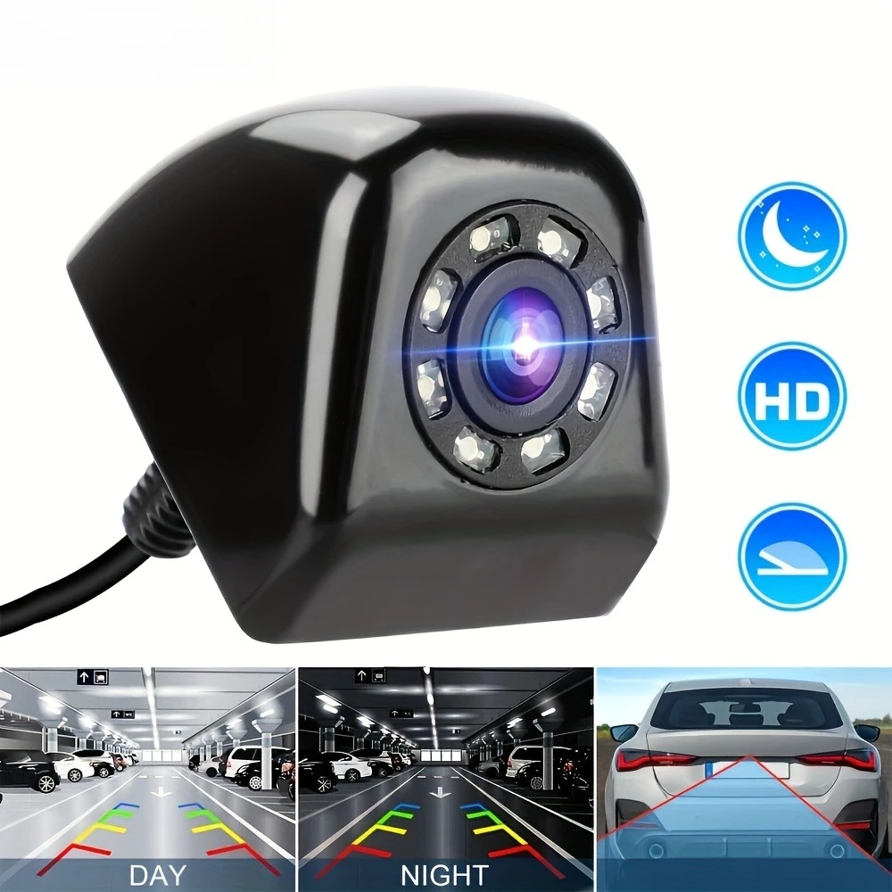 Universal Rearview Camera for Cars, Suvs, Pickups,And Trucks,Featuring LED Night Vision for Auto Parking And Reverse Assistance.