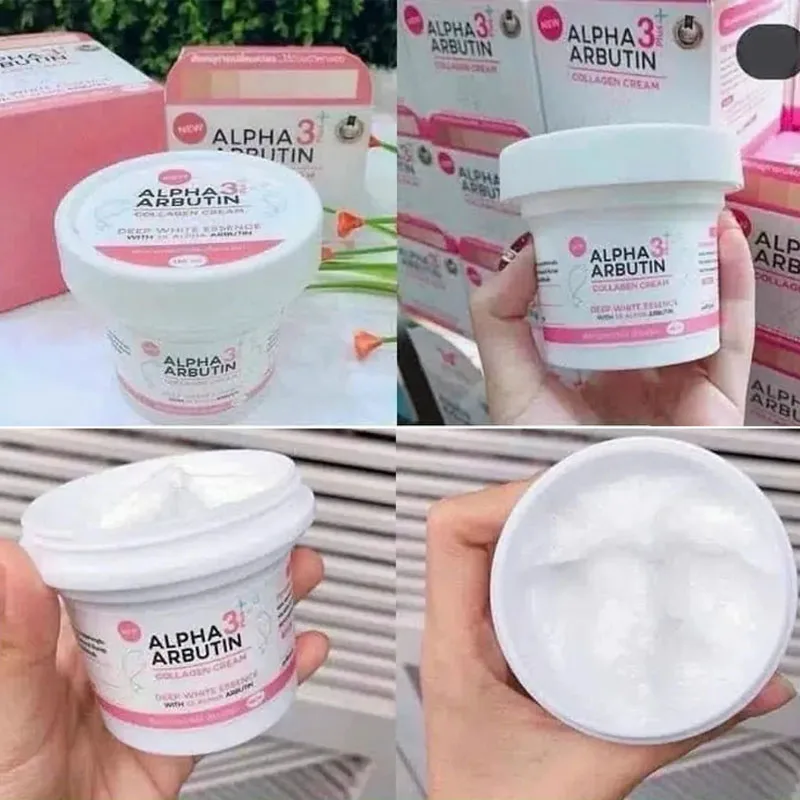 

Kem dưỡng kích trắng cơ thể Alpha Arbutin Collagen 3 Plus 100g Thái Làm trắng da Giảm đốm đen Ức chế sẹo mụn melanin