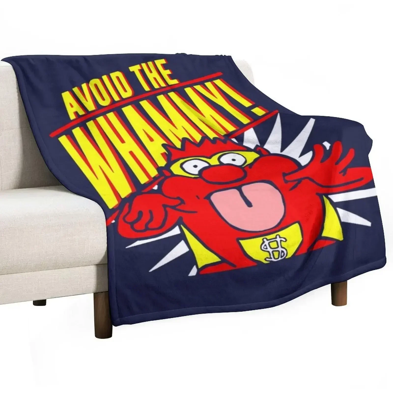 Press Your Luck Avoid the Whammy Vintage Throw Blanket wednesday Soft Decorative Throw decorative Decoratives Blankets