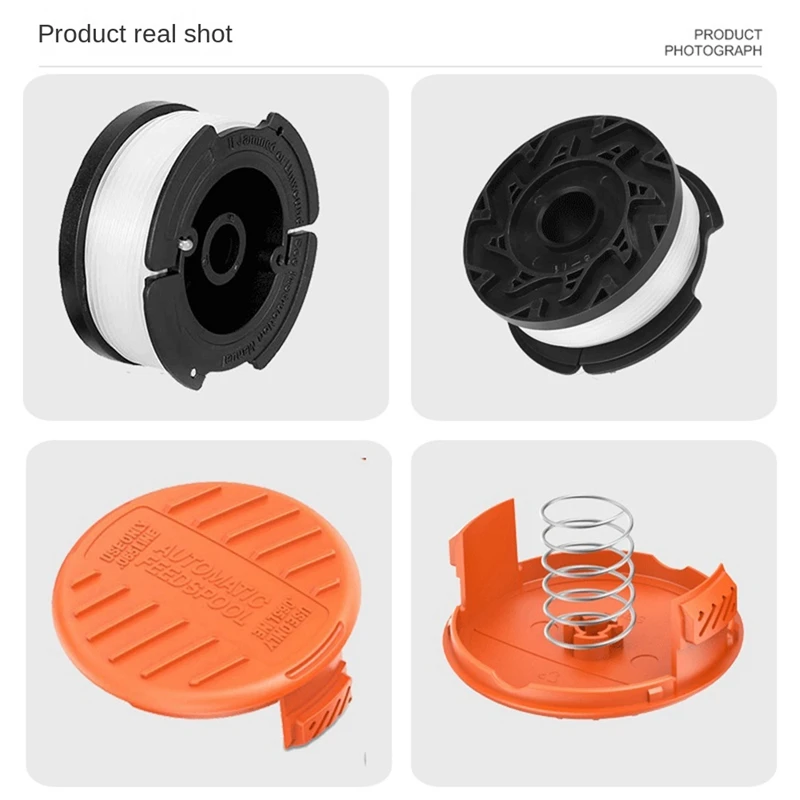 Imagem -02 - Cortador de Grama Cap Rc100-p Cover X10 Mais Primavera X10 Adequado para Black & Decker