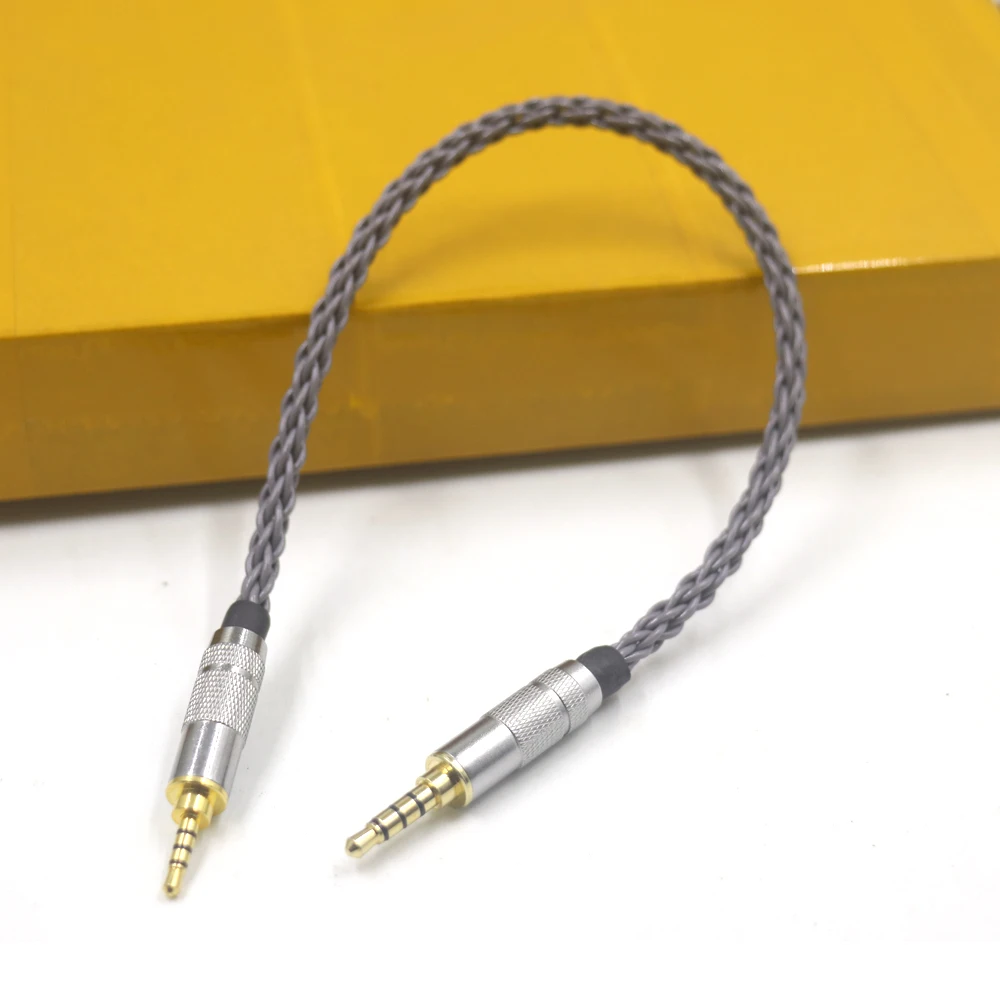 Haldane GreyJelly 2.5 มม.TRRS Balanced ชาย 3.5 มม.TRRS Balanced ชายอะแดปเตอร์เสียง 3.5 มม.M ถึง 2.5 มม.M