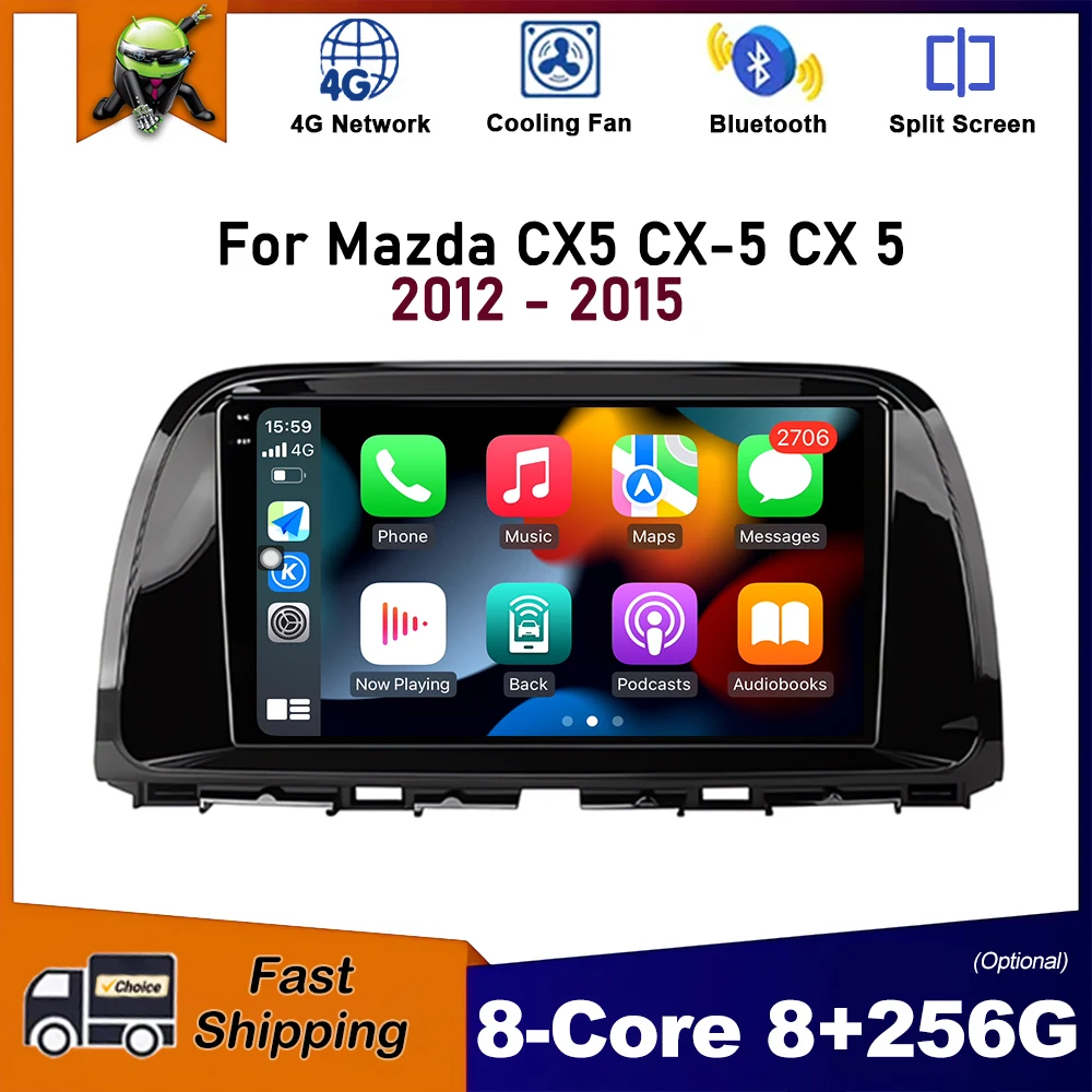 

Android OS for Mazda CX5 CX-5 CX 5 2012 - 2015 Car Radio Multimedia Stereo Player GPS Navigatio Wireless Carplay WiFi DSP
