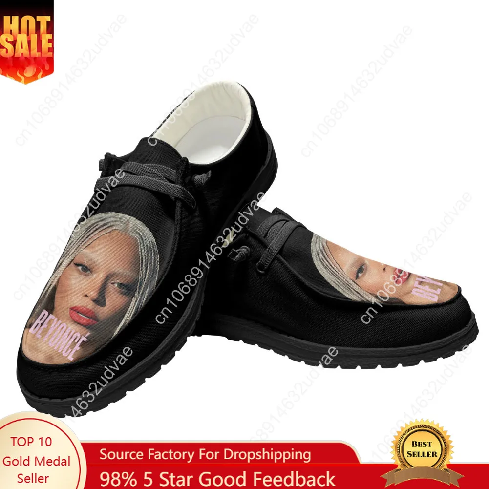 

Beyoncé Casual Shoes Flat Shoe Men Woman Breathable Casual Indoor Outdoor Lightweight Footwear Couple Custom Made Shoe