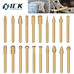 Mèches de meulage diamantées brasées, outils de polissage et de gravure polyvalents, accessoires pour outils électriques, adaptées à la fonte, au carrelage, au verre, au marbre