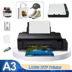 A3 DTF Printer for Epson L1800 Converted DTF Printer with DTF Oven Directly Transfer Film A3 DTF Printer for Clothes  T-shirt